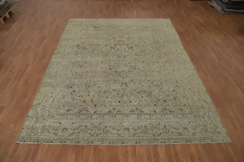 Antique Wool Kashan Persian Area Rug 8x12