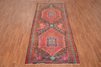 Tribal Geometric Hamedan Persian Area Rug 5x10