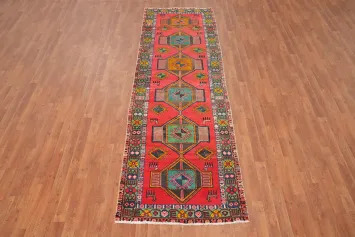 Animals Wool Design Ardebil Persian Runner Rug 3x10