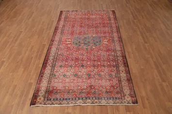 Animals Wool Geometric Zanjan Persian Area Rug 5x10
