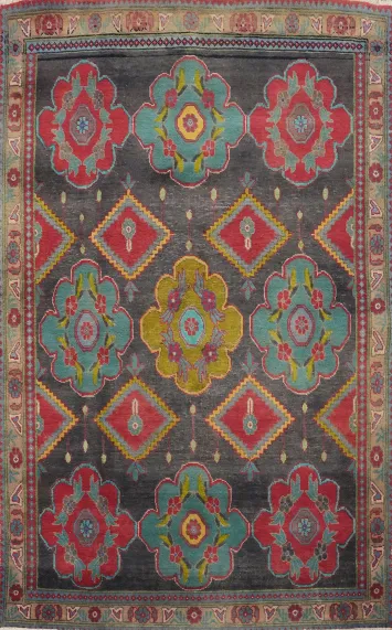Handmade Wool Tabriz Persian Rug 4x5
