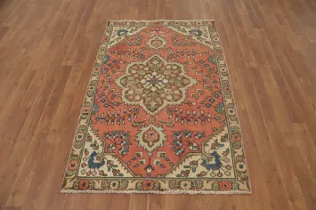 Handmade Wool Floral Tabriz Persian Rug 3x5