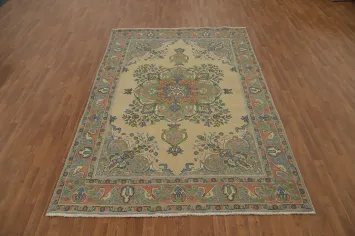 Traditional Wool Tabriz Persian Area Rug 7x10