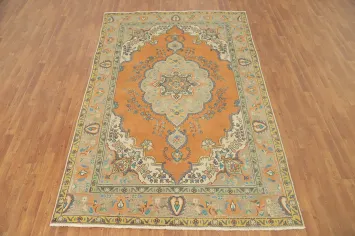 Traditional Wool Tabriz Persian Area Rug 6x10