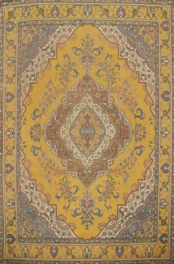 Traditional Wool Tabriz Persian Area Rug 10x12
