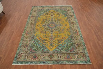 Traditional Wool Tabriz Persian Area Rug 7x10