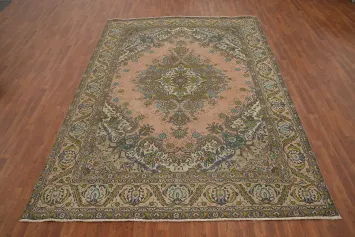 Traditional Wool Tabriz Persian Area Rug 8x11