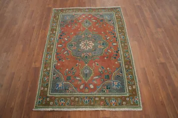 Traditional Wool Tabriz Persian Rug 3x5