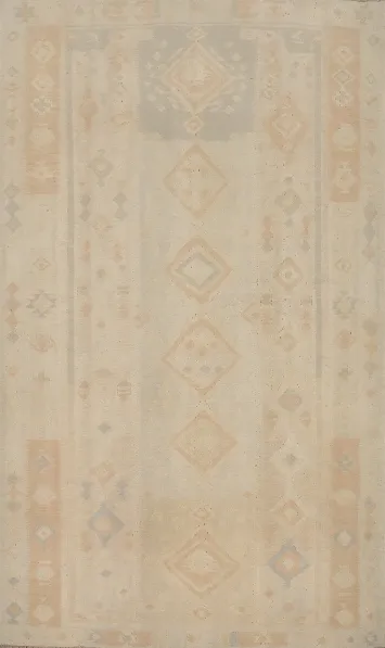 Geometric Kilim Vegetable Dye Area Rug 5x8