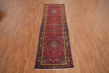 Vintage Wool Tabriz Persian Runner Rug 3x11