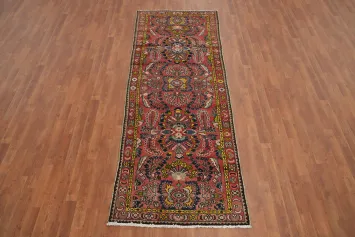 Vintage Floral Lilian Persian Runner Rug 3x9