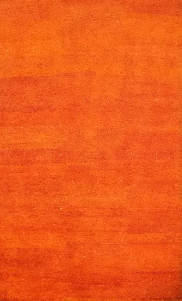 Bold Tangerine Hues Gabbeh Area Rug 6x9 Transforms Any Room Instantly