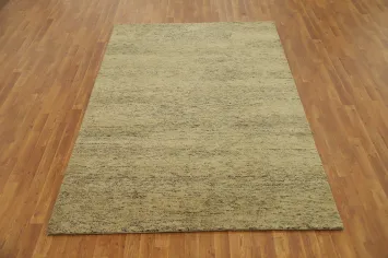 Elegant Contemporary Gabbeh Area Rug 6x8 with Subtle Texture