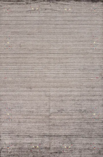 Sophisticated Gabbeh Large Rug 9x12 with Delicate Patterns