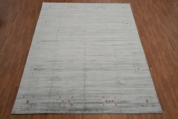 Sleek Gabbeh Area Rug 9x12 with Elements for Elegant Living Spaces