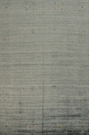 Tribal Gabbeh Handmade Gray Area Rug 10x12