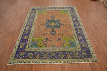 Traditional Wool Tabriz Persian Area Rug 8x11