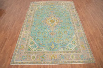 Traditional Wool Tabriz Persian Area Rug 8x11