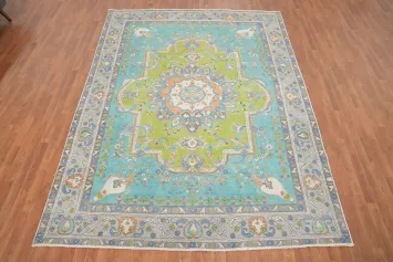 Traditional Wool Tabriz Persian Area Rug 8x11