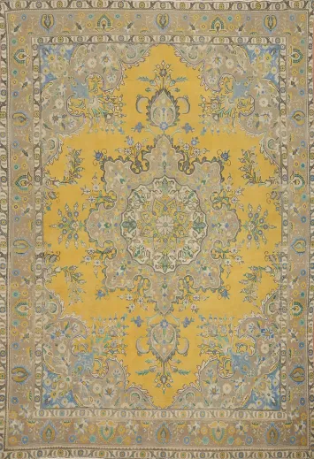Traditional Wool Tabriz Persian Area Rug 10x12