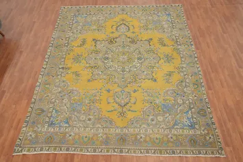 Traditional Wool Tabriz Persian Area Rug 10x12