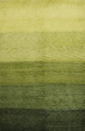 Vibrant Green Ombre Gabbeh Rug 5x7 Perfect for Modern Living Rooms