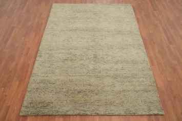 Elegant Textured Gabbeh Area Rug 6x8 for a Contemporary Living Space