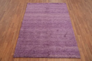 Elegant Lavender Gabbeh Rug 5x7 for a Serene Living Room Decor