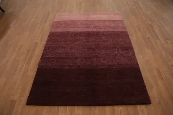 Warm Gradient Design Gabbeh Rug 5x6 for Cozy Home Interiors