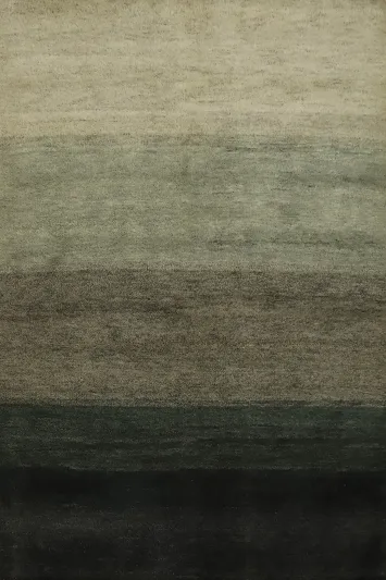 Luxurious Ombre Striped Gabbeh Rug 5x6 for Contemporary Homes