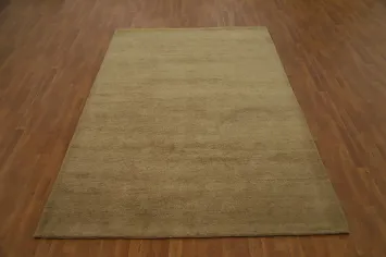 Versatile Earth-Toned Gabbeh Area Rug 7x10 Ideal for Contemporary Spaces