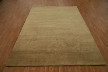 Classic Solid Gabbeh Area Rug 8x11 Perfect for Any Room Decor