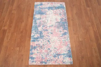 Handmade Abstract Oriental Rug 2x4