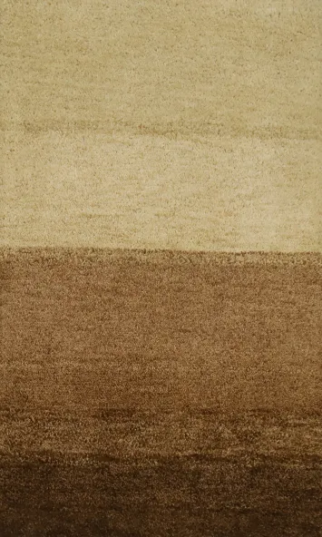 Modern Gradient Sand and Brown Gabbeh Rug 2x3
