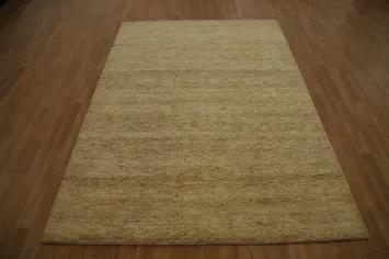 Earthy Elegance Artisan Gabbeh Area Rug 6x8 for Modern Spaces