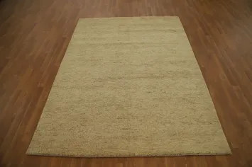 Modern Gabbeh Handmade Wool Area Rug 6x8