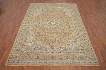 Traditional Wool Tabriz Persian Area Rug 8x11