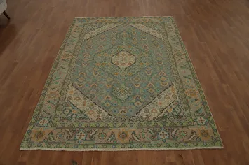 Exquisite Geometric Tabriz Persian Area Rug 6x9
