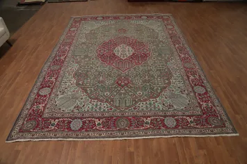Handmade Wool Medallion Tabriz Persian Area Rug 10x13