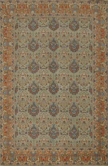 Handcrafted Wool Tabriz Persian Area Rug 8x11