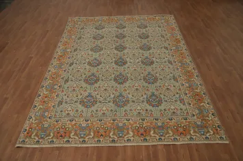 Handcrafted Wool Tabriz Persian Area Rug 8x11