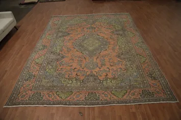 Handmade Floral Tabriz Persian Area Rug 10x13