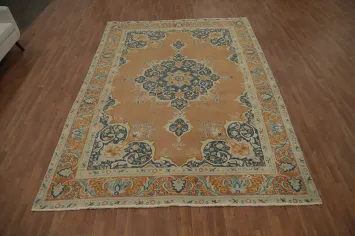 Handmade Wool Medallion Tabriz Persian Area Rug 8x11