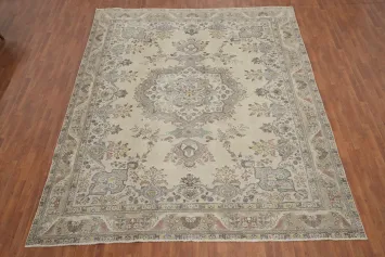 Traditional Floral Tabriz Persian Area Rug 10x12