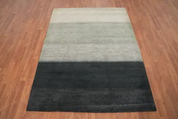 Handmade Wool Gabbeh Oriental Rug 5x7