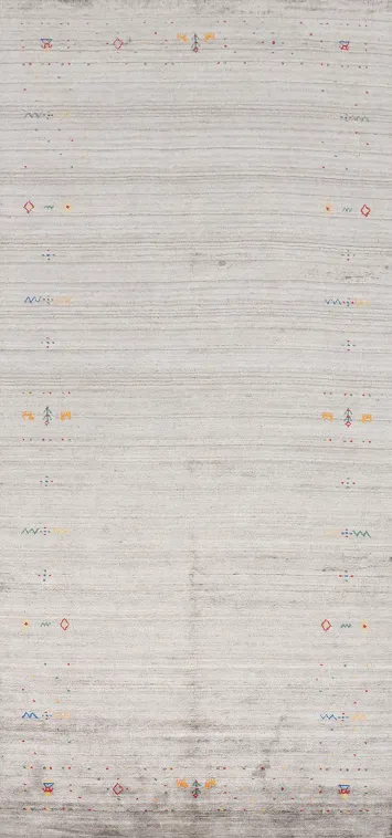 Handmade Gabbeh Oriental Area Rug 5x12