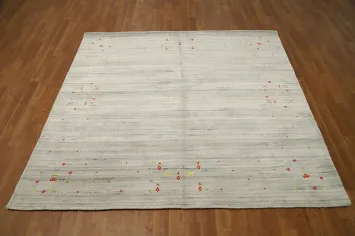 Tribal Gabbeh Square Area Rug 6x6