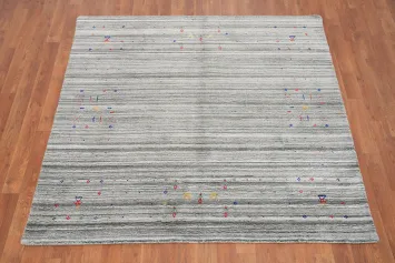 Tribal Gabbeh Handmade Square Rug 5x5