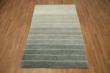 Elegant Gradient Stripe Gabbeh Rug 4x6 for Modern Living Rooms
