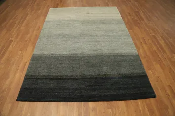 Handmade Wool Gabbeh Modern Area Rug 7x8